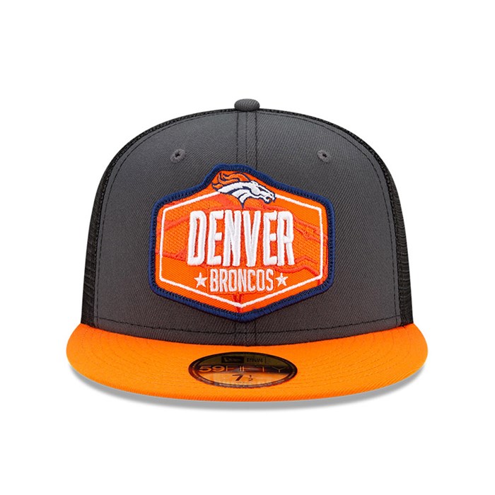 Denver Broncos NFL Draft 59FIFTY Lippis Harmaat - New Era Lippikset Verkossa FI-098263